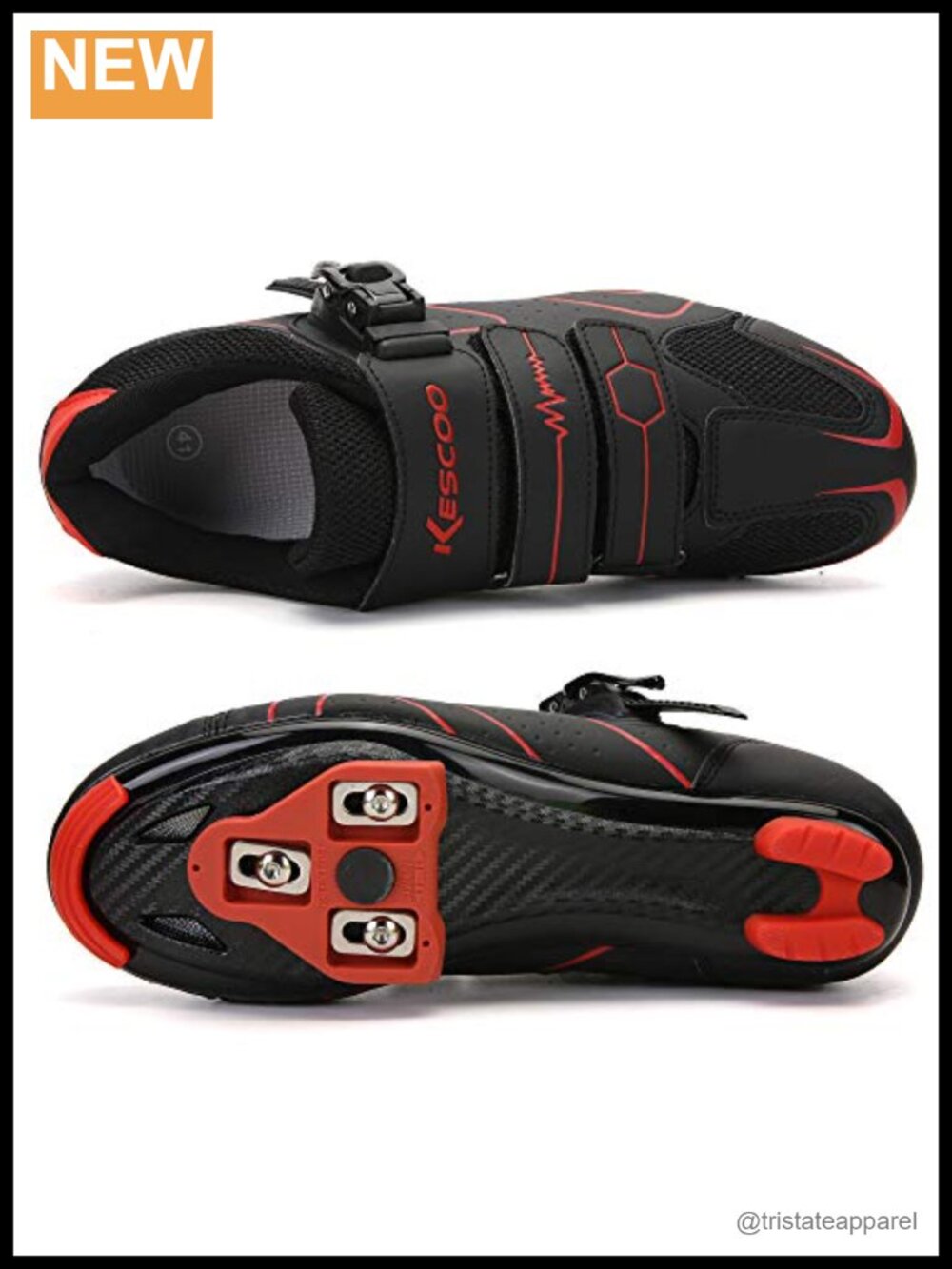 Unisex Cycling Shoes with Delta Cleats Indoor/Outdoor Peloton Compatible